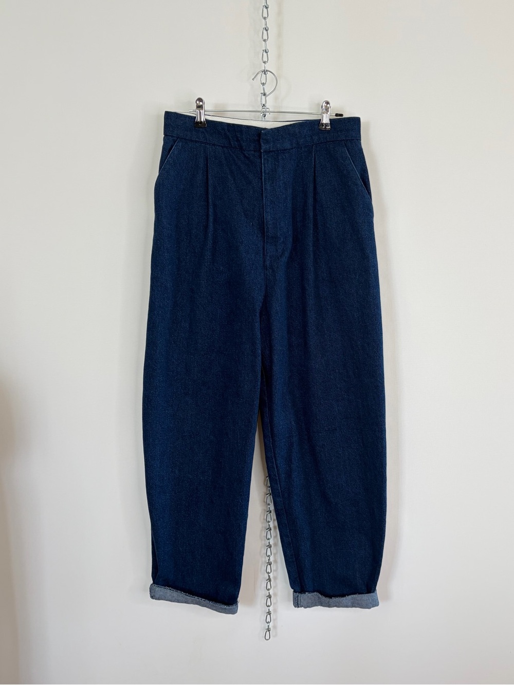 Zara High-Rise Dark Blue Women's Jeans